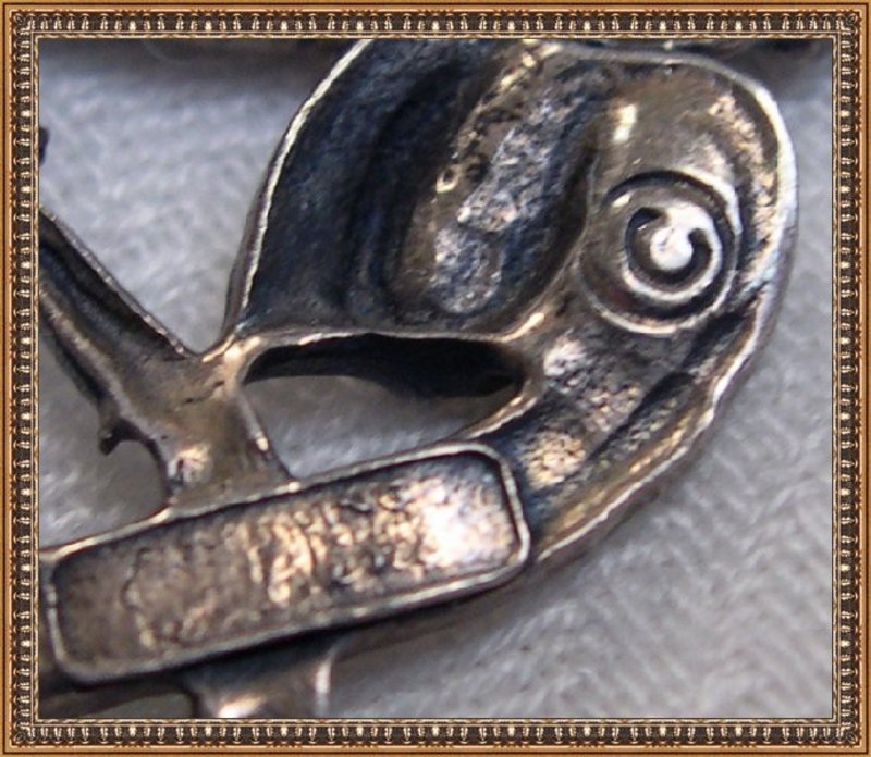 Vintage Cini Sterling Silver Scorpio Figural Pin