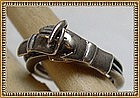 Vintage Sterling Silver Ring Hand Rare Marks Mexican