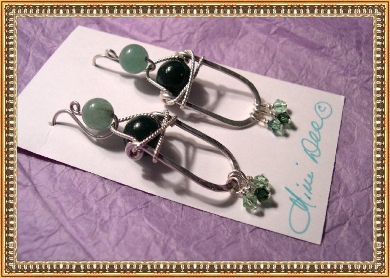 MIMI DEE HANDMADE Hammered Sterling Silver Earrings