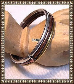 Vintage Los Castillo Mixed Metales Casados Bangle Bracelet