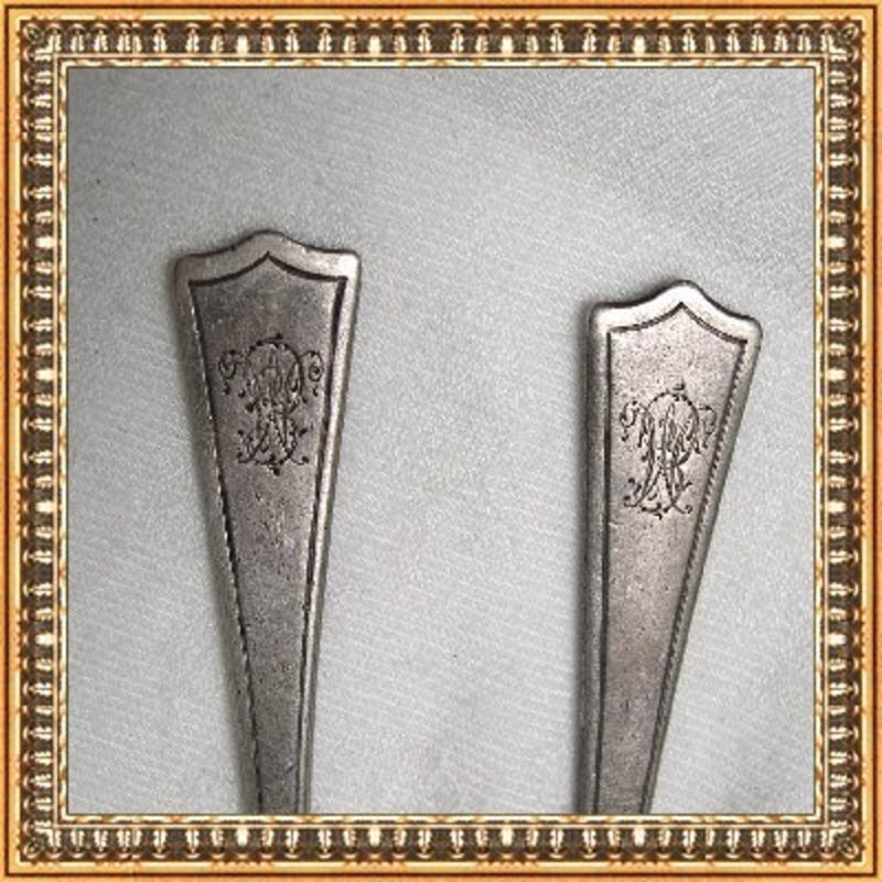 Vintage 800 Foehr Silver Arts Crafts Style Fork (2)