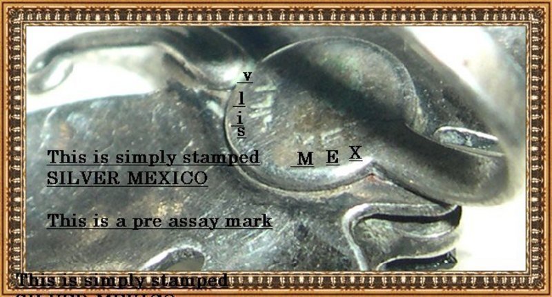 Vintage Sterling Silver Mexican Earrings Butterfly