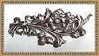 Vintage Signed Guglielmo Cini Sterling Silver Pin Flora