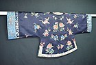 Antique Chinese Qing dynasty silk embroidered robe