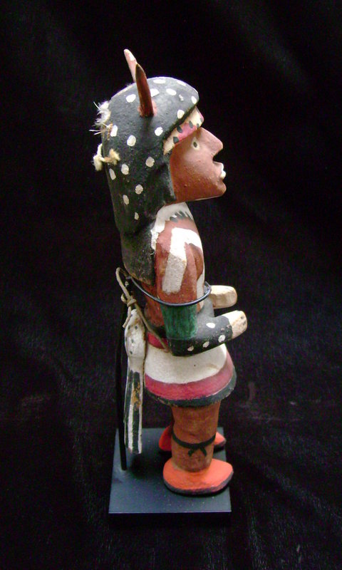 Rare Polychrome Wood Hopi Buffalo Dance Figure
