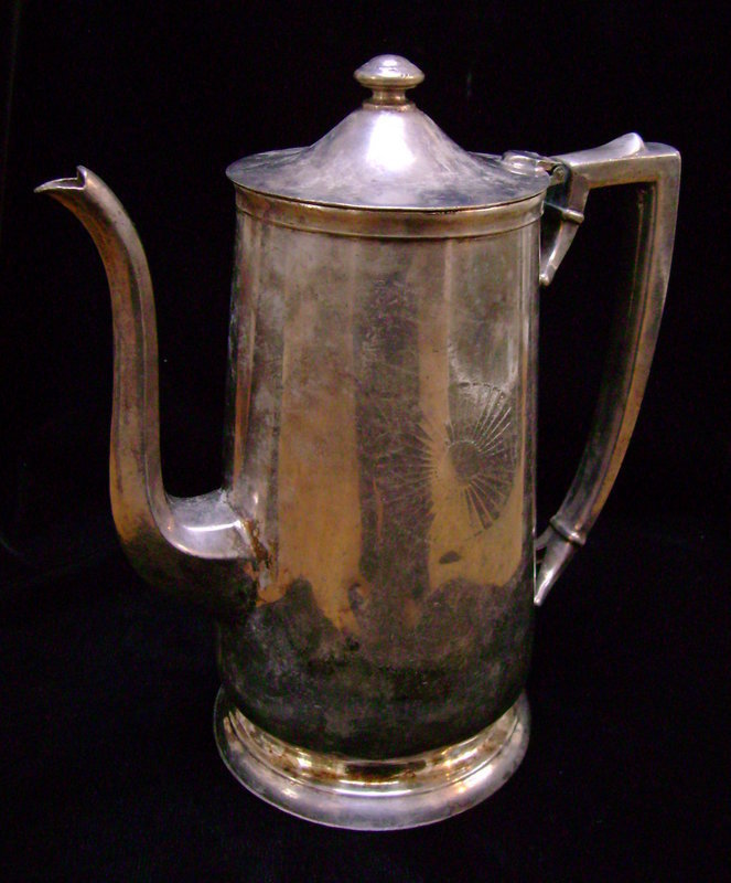 Fred Harvey Silver Coffee Pot &amp; Creamer