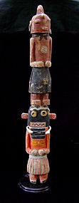 Hopi Polychrome Kachina Figure Group