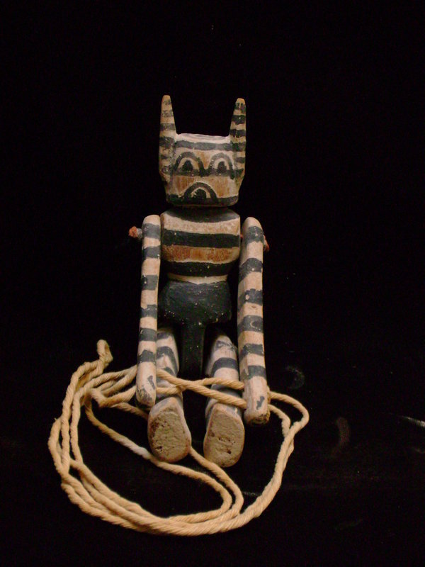 Rare Jimmie Kootz Hopi Kachina Puppet - Koshare