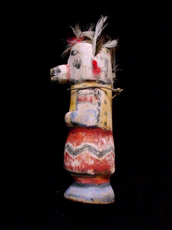 Wilson Tewaquaptewa Hopi Kachina Doll with Feathers