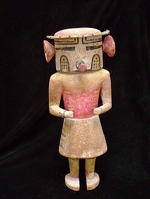 Hopi Polychrome Wood Rügan Kachina Doll