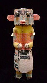 Hopi Sikyachantaka Kachina Doll, c. 1920