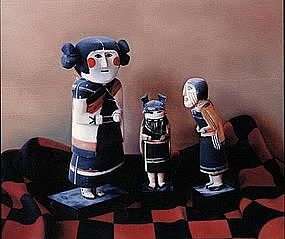 Wendy Meng "Meeting of the Manas" Oil on Canvas