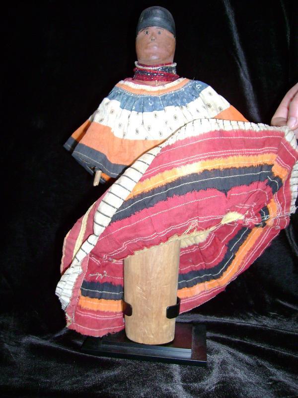 Rare Wood Seminole Doll