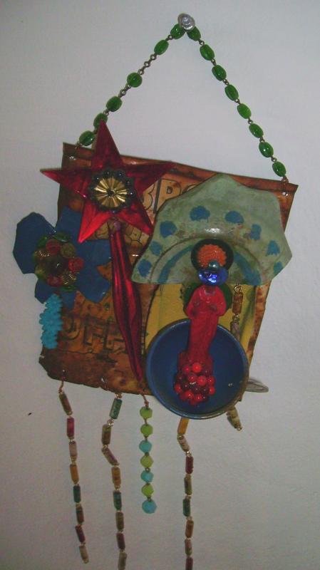 Bo Moore &quot;Cup of J&quot; Mixed Media Retablo