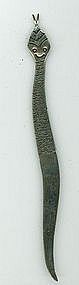 "Unusual Snake Letter Opener c. 1920-30"