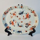 Antique Chinese Kangxi Porcelain Dish with Insects and Floral Motif
