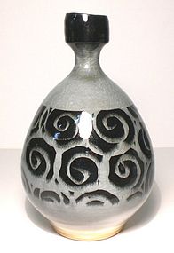 Ao Spirali Banded Bottle Vase