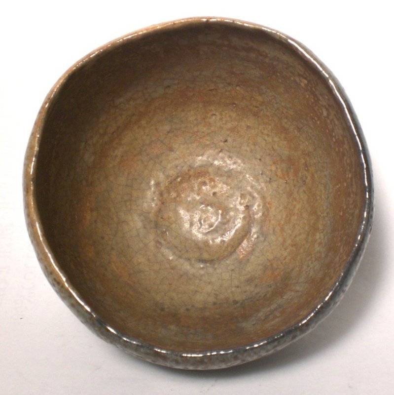 EARLY 20th CENTURY RAKU CHAWAN BY NYOITERA HARYO