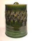CYLINDRICAL ORIBE STAMPED WATER JAR