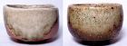 PAIR OF IGA CHAWAN BY TANIMOTO KOSEI & KEI