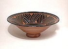 Terra Cotta Tebori Grass pattern Serving Bowl