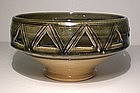 Ao Glazed Pierced Serving Bowl