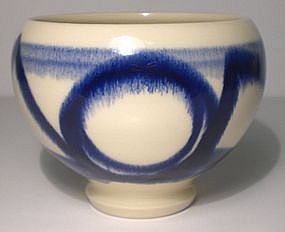 Blue & White Sengai's Universe Teabowl