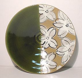 Oribe Sm. Plum Blossom Plate/ Wall Bowl