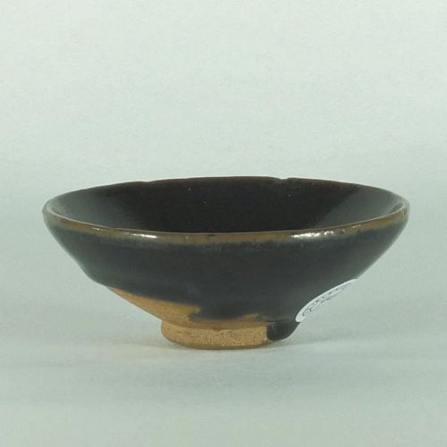 A Chinese black glazed tea bowl; Southern Song dynasty