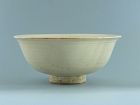 A Chinese, white ware, bowl; Jin to Yuan dynasty