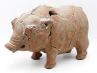 Pottery Piggy Bank! C14-15th, Java, Indonesia