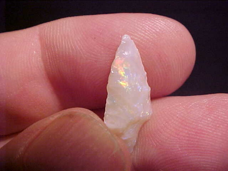 Unique Fire Opal Gem Point from Oregon COA Video