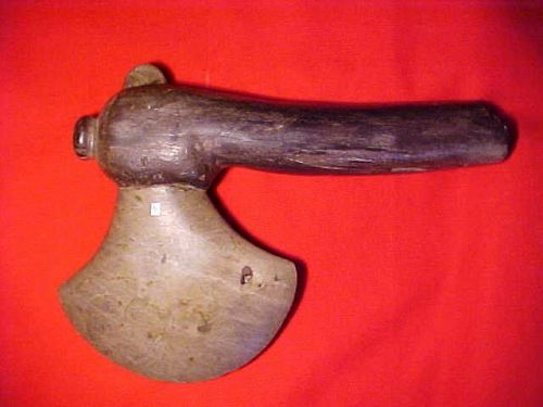 Prehistoric Axe Fossilized Petrified Wood Handle w/vid