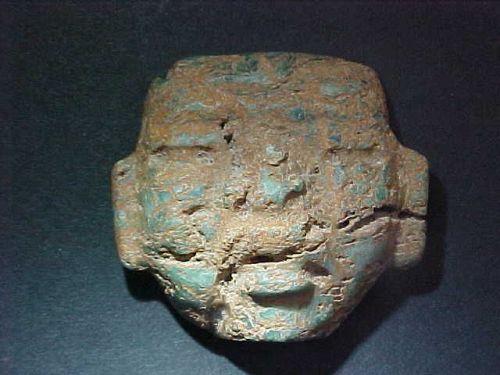 Olmec Jade Maskette 1200BC-600BC