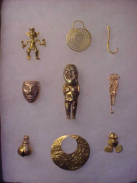Incan 18K Gold Female Idol 1300AD-1500AD