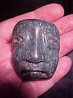 Olmec Fuchsite Maskette with video Bill Breckinridge Laser COA