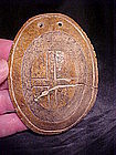 Bone Cross Gorget: Ex Davis Shown in Who's Who w/video