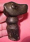 Colima Hematite Miniature Effigy Axe C200BC w/video