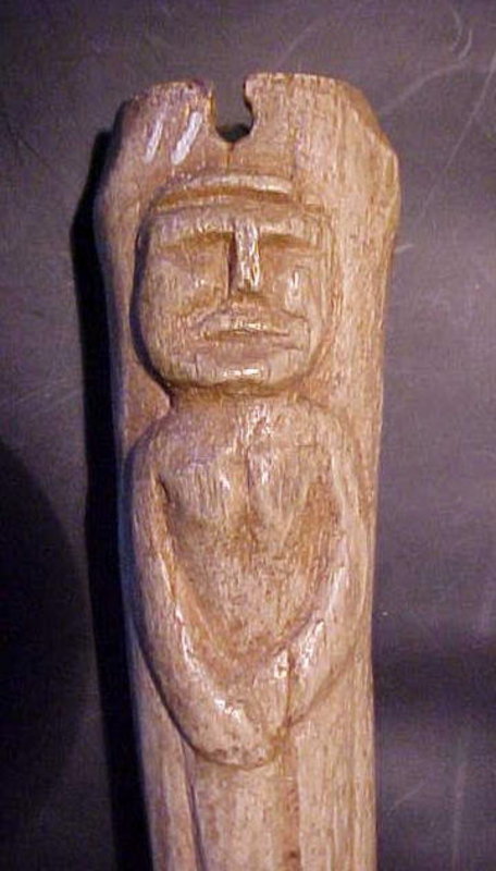 Iroquois  Bone Female Effigy Seneca, NY 1600AD
