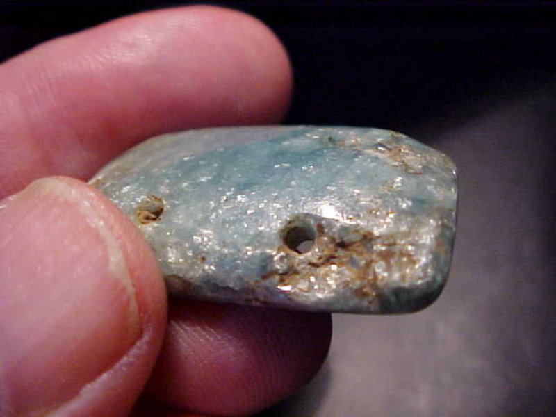 Olmec Fuchsite Spoon C900-600BC