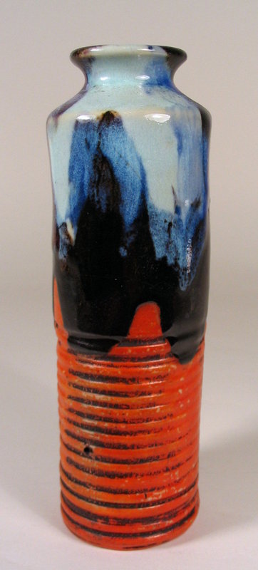 Tall Japanese Sumida Gawa Vase