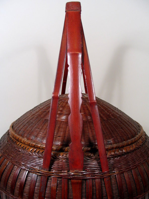 Large Chinese Bamboo Basket