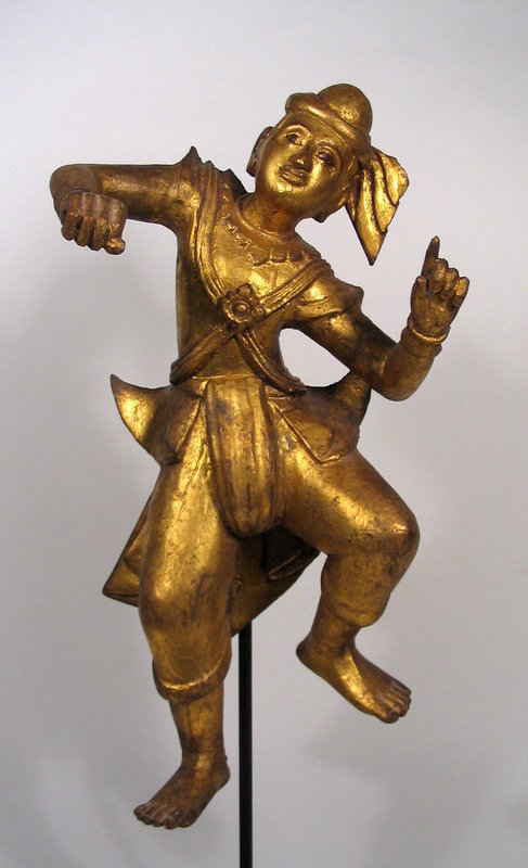 Burmese Lacquered Dancing Nat