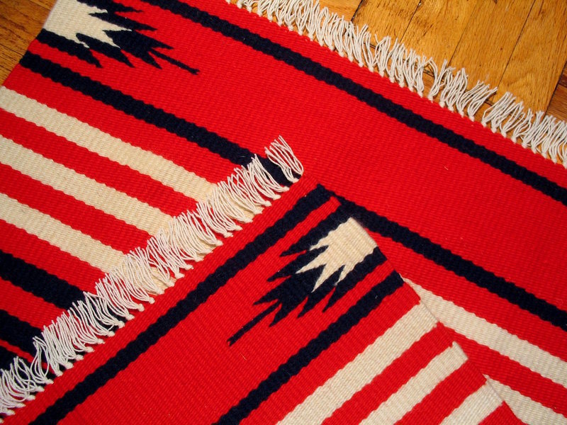 Vintage Native American Chimayo Rug