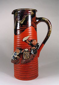 Tall Japanese Sumida Tankard, Early 20th C.