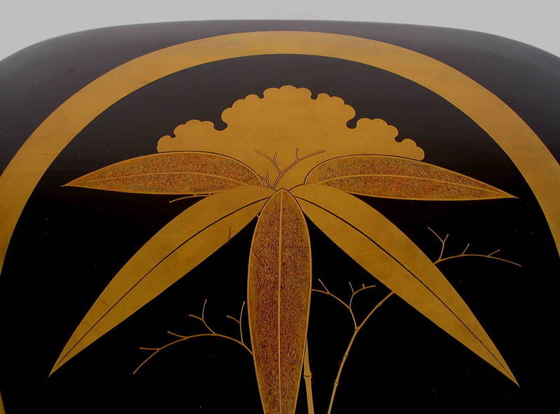 Stunning, Large Japanese Lacquer Box, Late Meiji