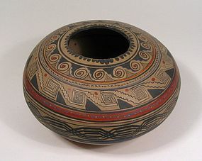 Vintage Southwestern Pottery Seed Bowl