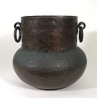 Antique Hand Hammered Spanish Colonial Copper Pot