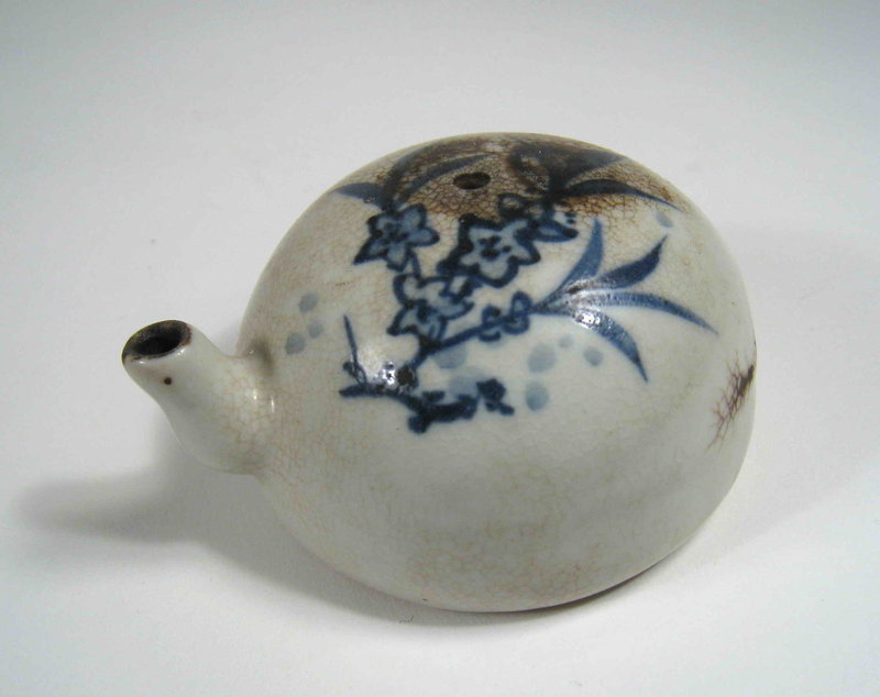 Blue &amp; White Chinese Scholar’s Water Dripper, Qing
