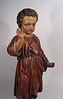 Large Spanish Colonial Santo of the Christ Child, Late 17th C.